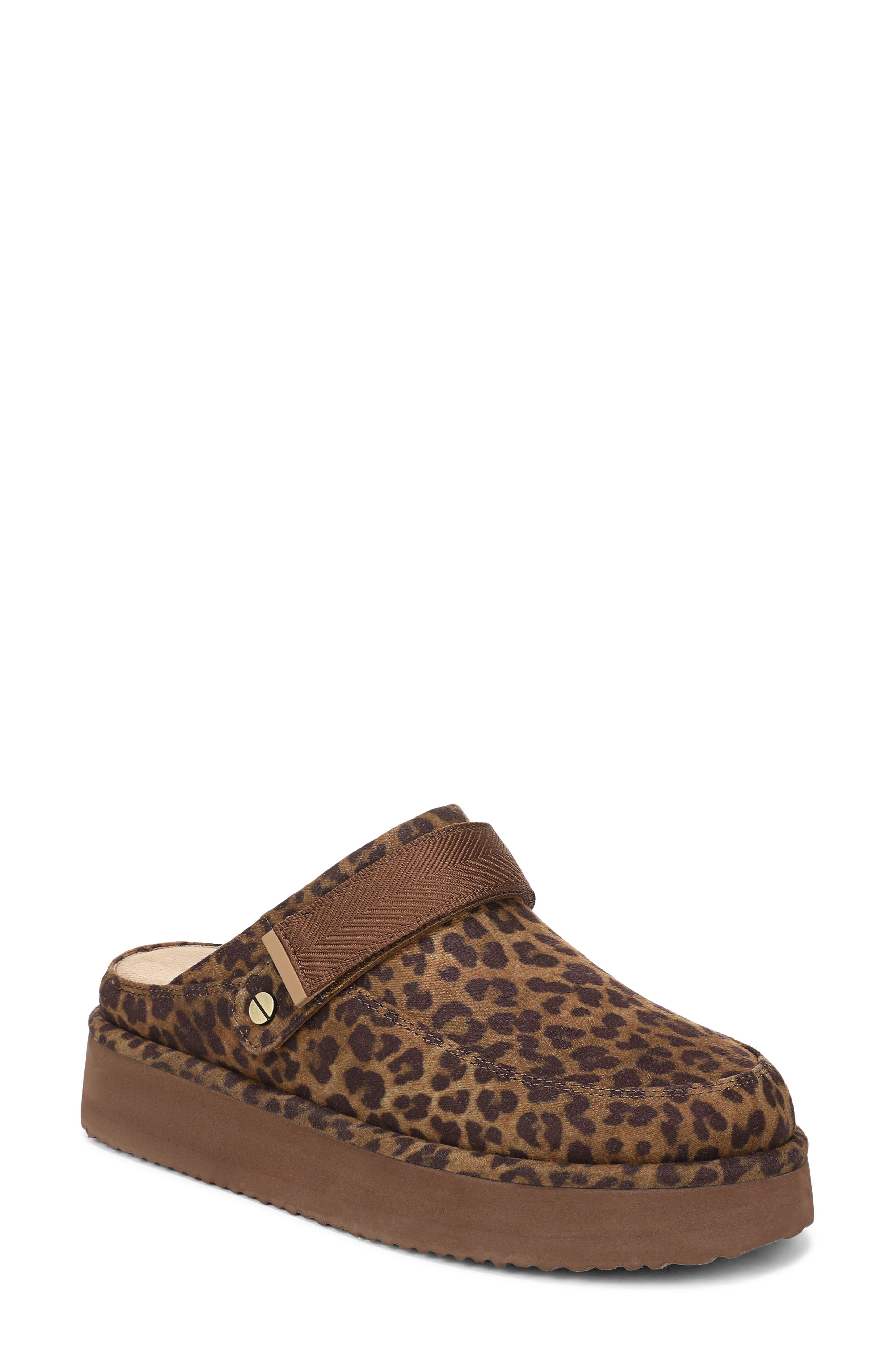 BROWN LEOPARD MICROSUEDE