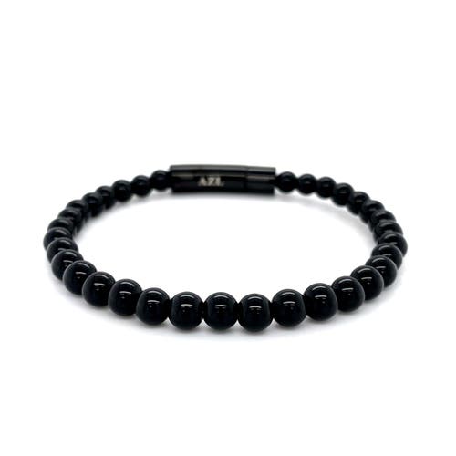 Anna Zuckerman Onyx Bead Bracelet In Black