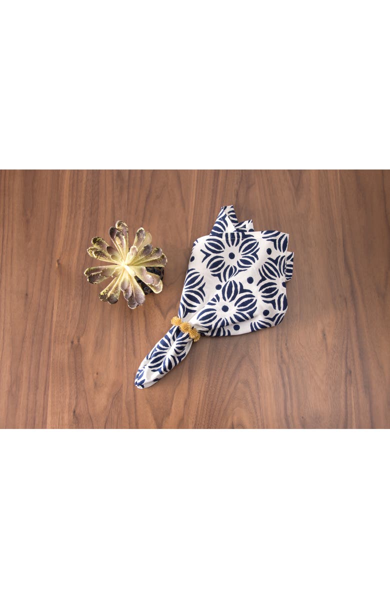 carol & frank Midge Indigo Napkin Set of 4, Alternate, color, Blue