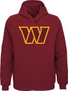 Outerstuff Youth Burgundy Washington Commanders Team Logo Pullover Hoodie
