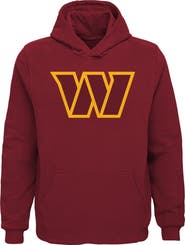 Outerstuff Youth Burgundy Washington Commanders Team Logo Pullover Hoodie