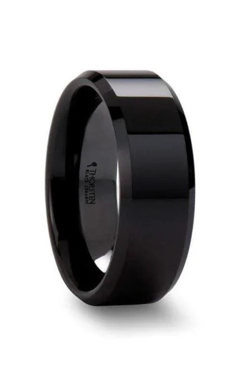 Citar Polished Finish Ceramic Ring