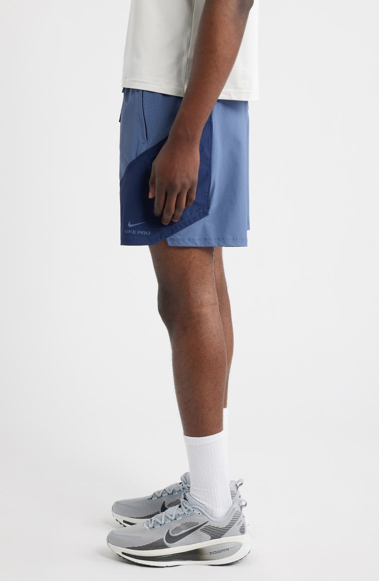 Nike Pro Dri-FIT ADV 6-Inch Training Shorts, Alternate, color, Diffused Blue