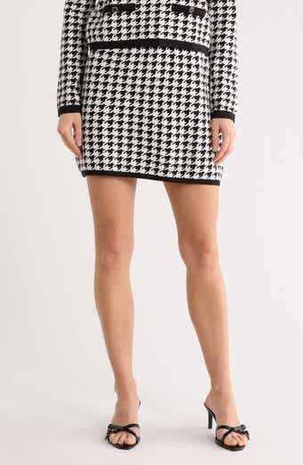 French Connection Houndstooth Miniskirt