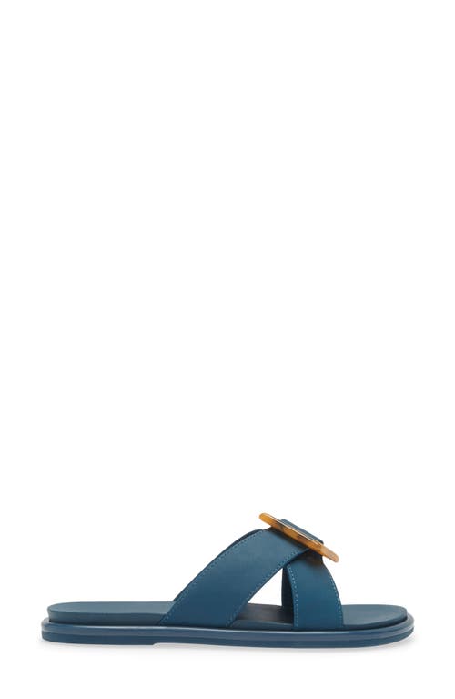 Olukai La'i Slide Sandal In Blue