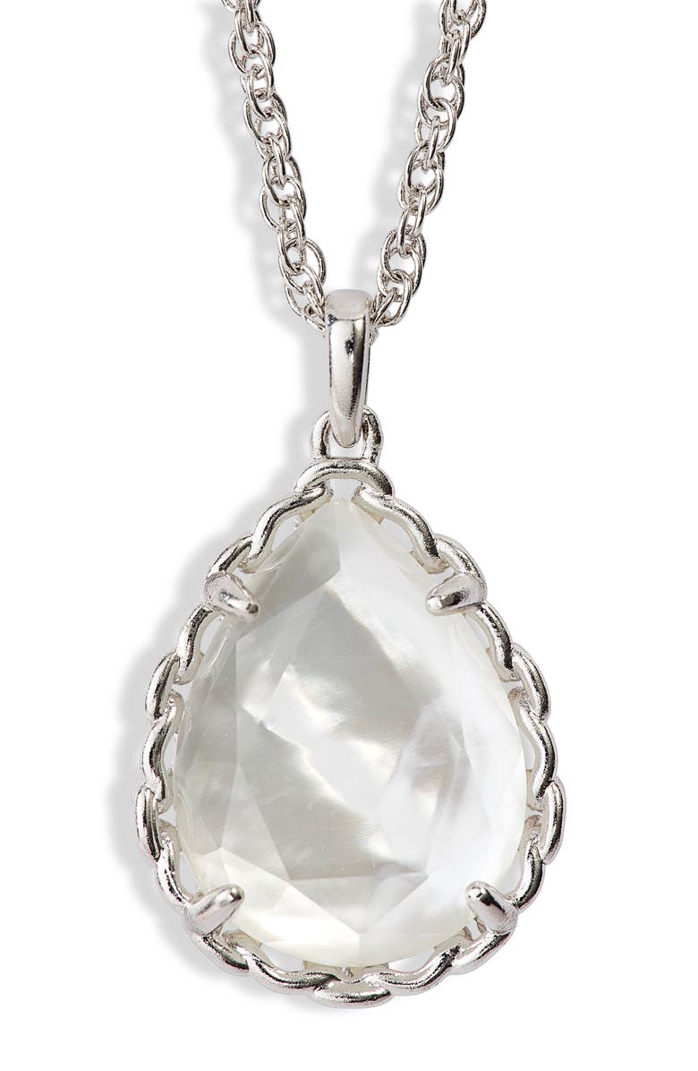 Kendra Scott Dee Macramé Short Pendant Necklace, Main, color,