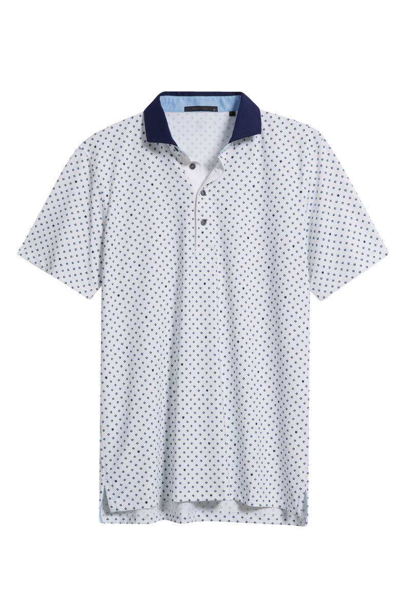 Greyson G Squared Neat Logo Print Performance Golf Polo, Main, color, 