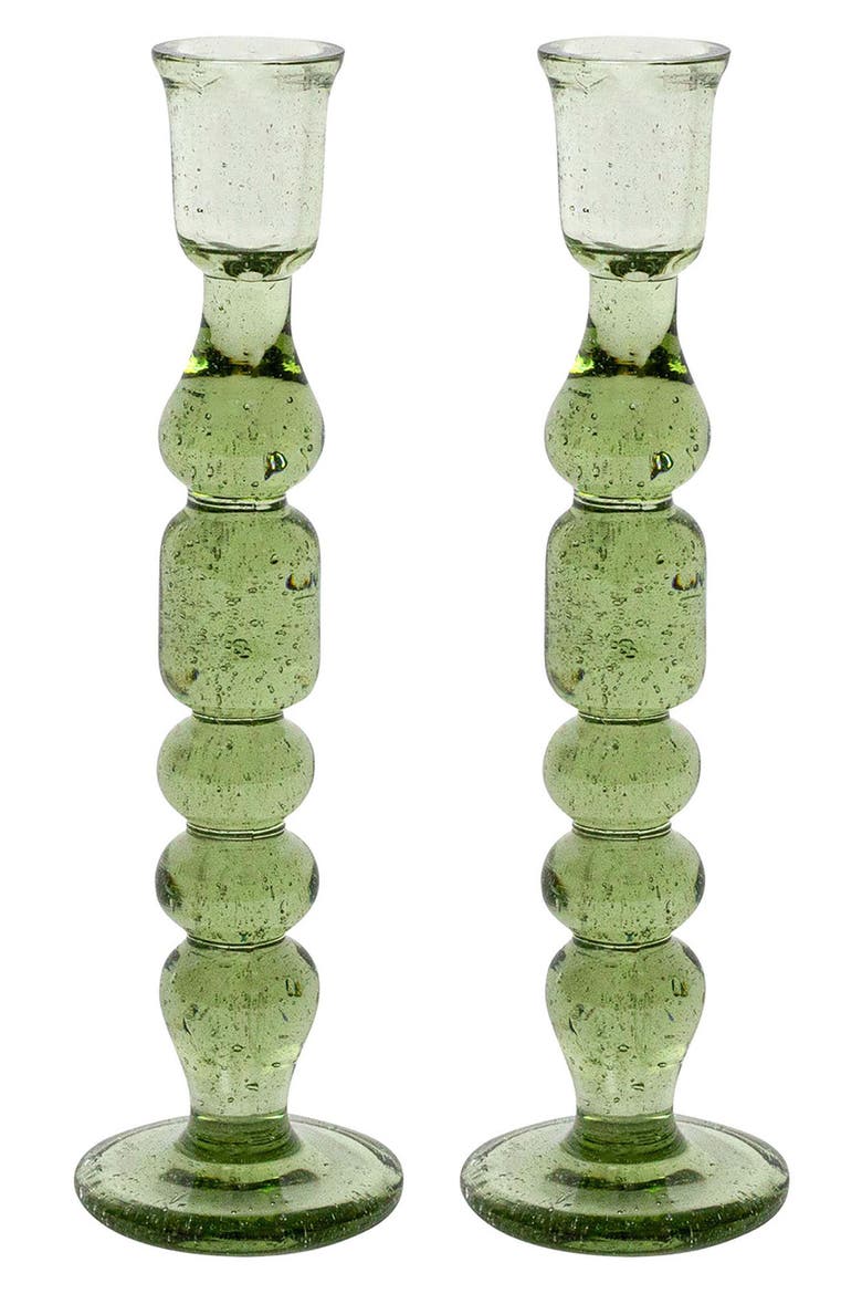 Provence Set of 2 Candlesticks, Main, color, BASIL