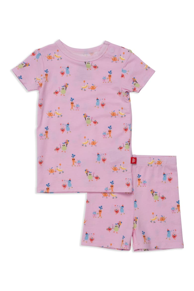 Turnip The Beet No Drama Magnetic Short Two-Piece Pajamas, Main, color, TURNIP THE BEET