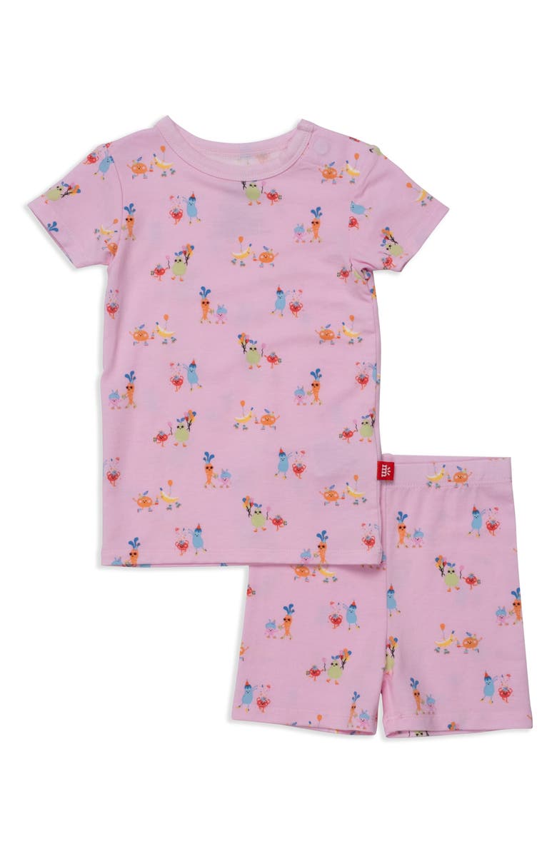 Magnetic Me Turnip The Beet No Drama Magnetic Short Two-Piece Pajamas, Main, color, Turnip The Beet