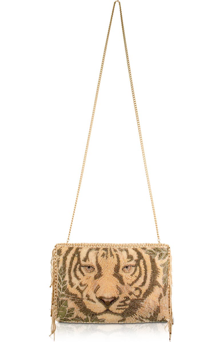 Mary Frances Accessories Savage Crossbody Handbag, Alternate, color, Beige