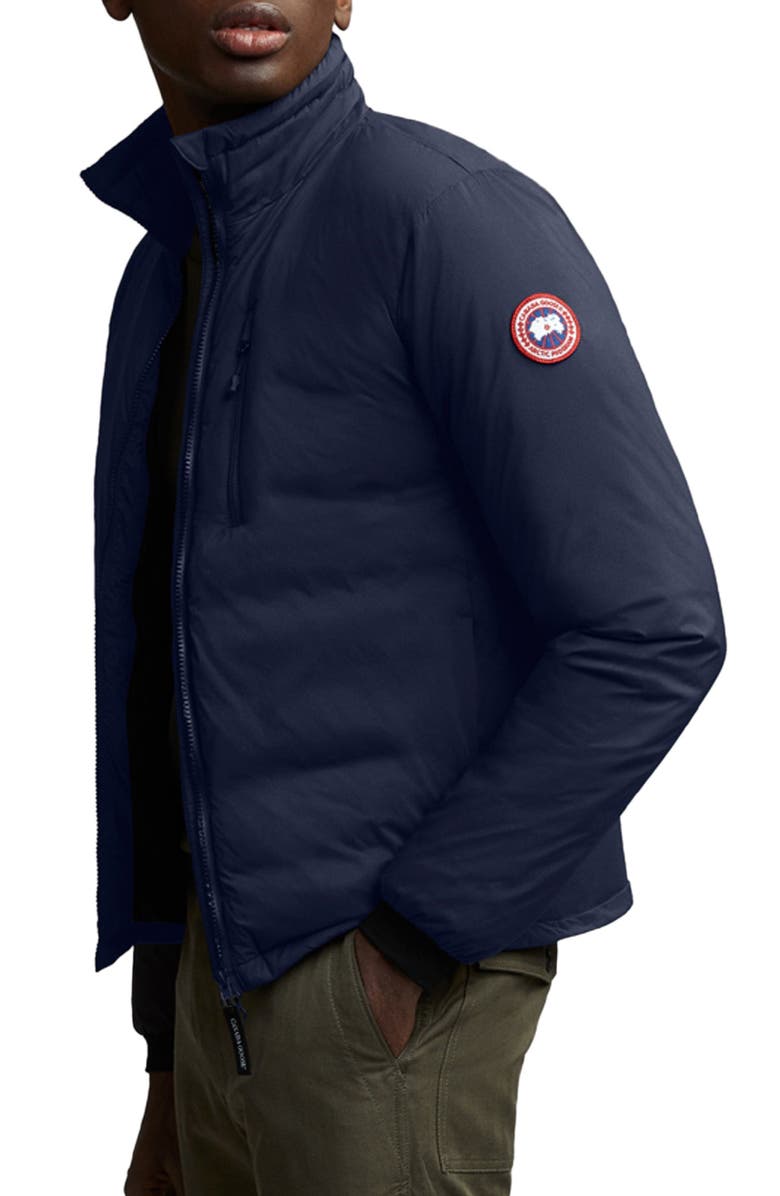 Canada Goose Lodge Packable 750 Fill Power Down Jacket, Alternate, color, Atlantic Navy