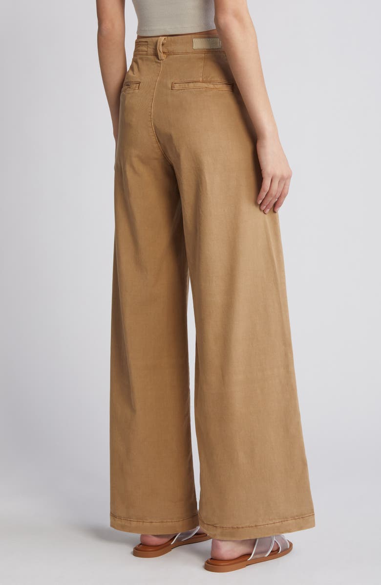 AG Caden Twill Wide Leg Pants, Alternate, color, Sulfur Stone Khaki