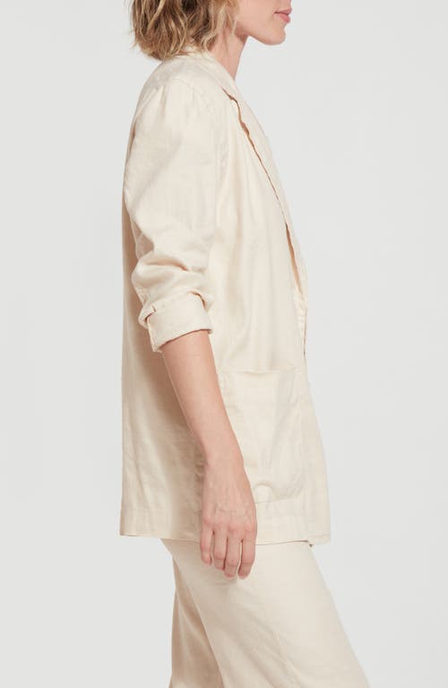 Lyssé Brooke Belted Blazer In Crisp Chino