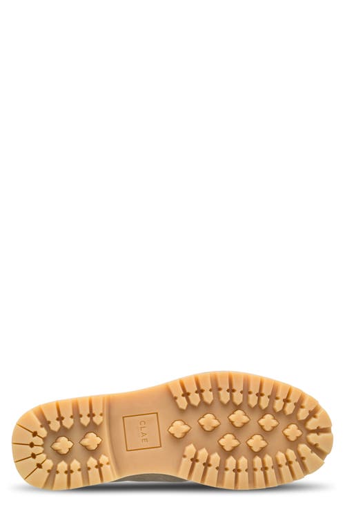 Clae Morrison Low Top Chukka Boot In Safari Suede