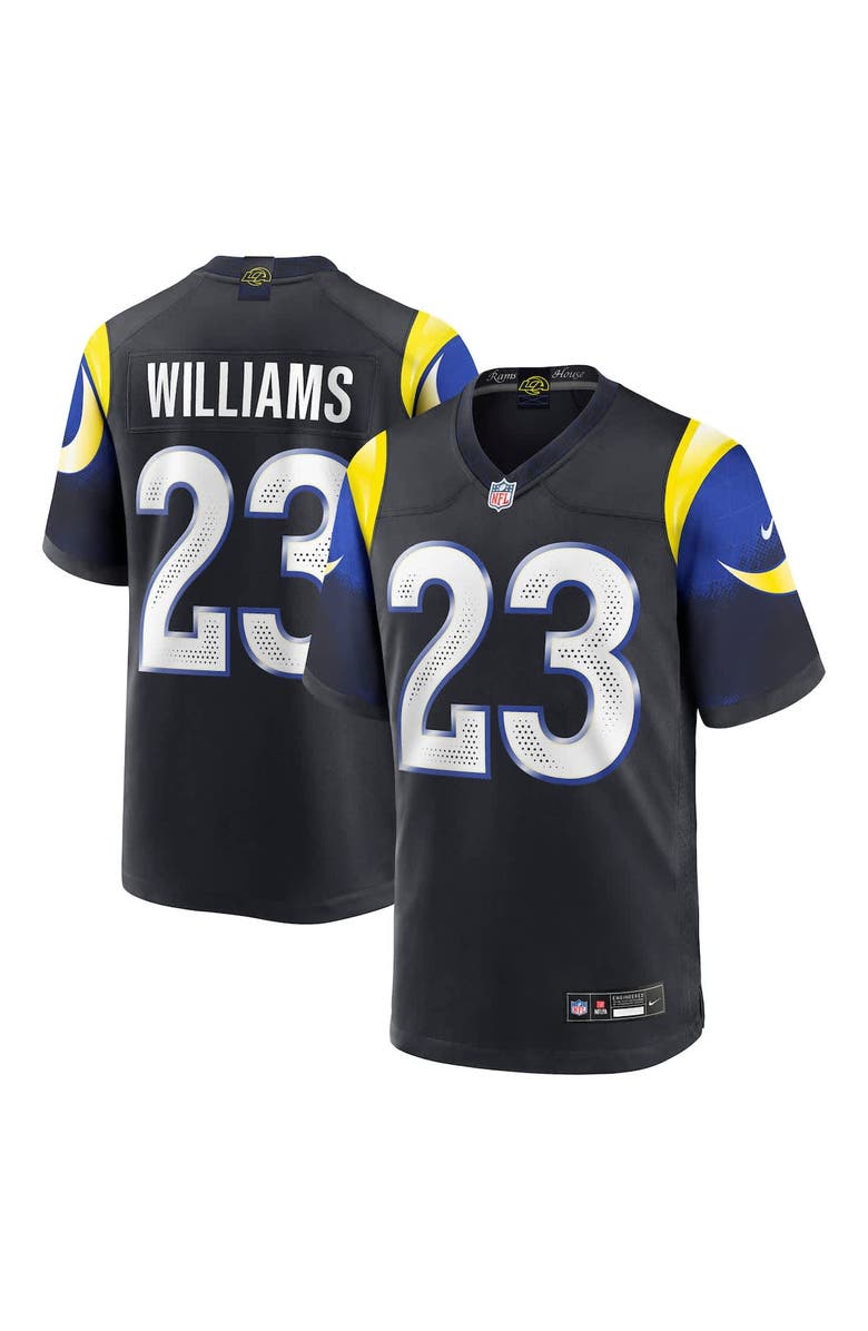 Nike Men's Nike Kyren Williams Midnight Blue Los Angeles Rams 2025 Rivalries Collection Game Jersey, Alternate, color, Dark Blue