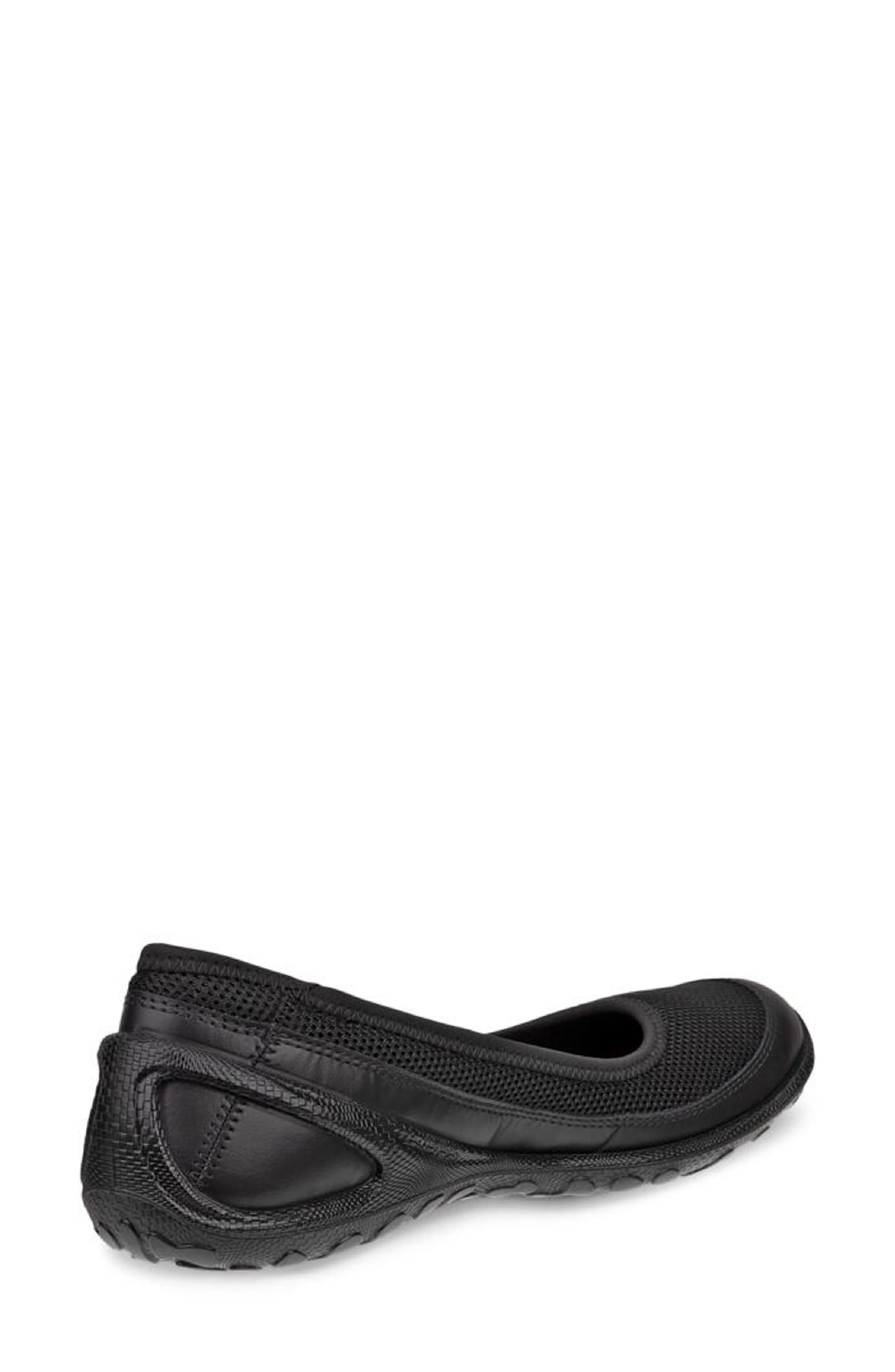 ECCO Biom Lite Skimmer Flat, Alternate, color, Black/ Black