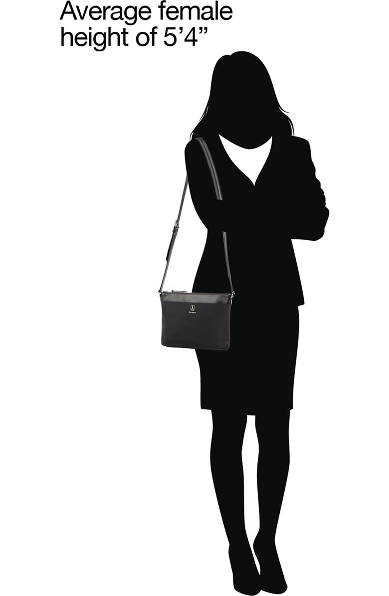 TRAVELPRO Platinum Elite Women's Crossbody, Alternate, color, Shadow Black