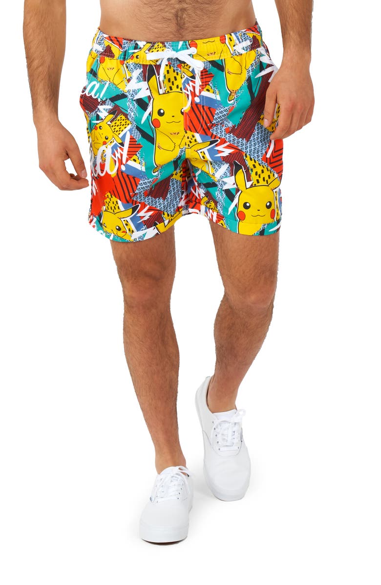 OppoSuits 2-Piece Pikachu Summer Set, Alternate, color, Yellow