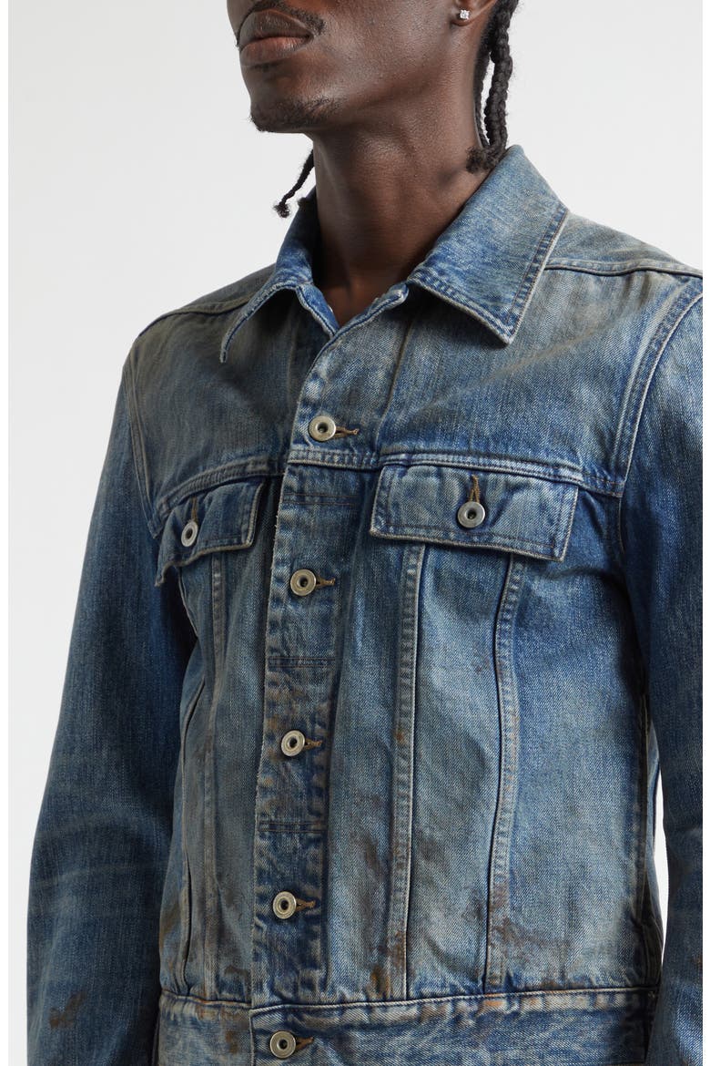 Denim Trucker Jacket, Alternate, color, VINTAGE WASH
