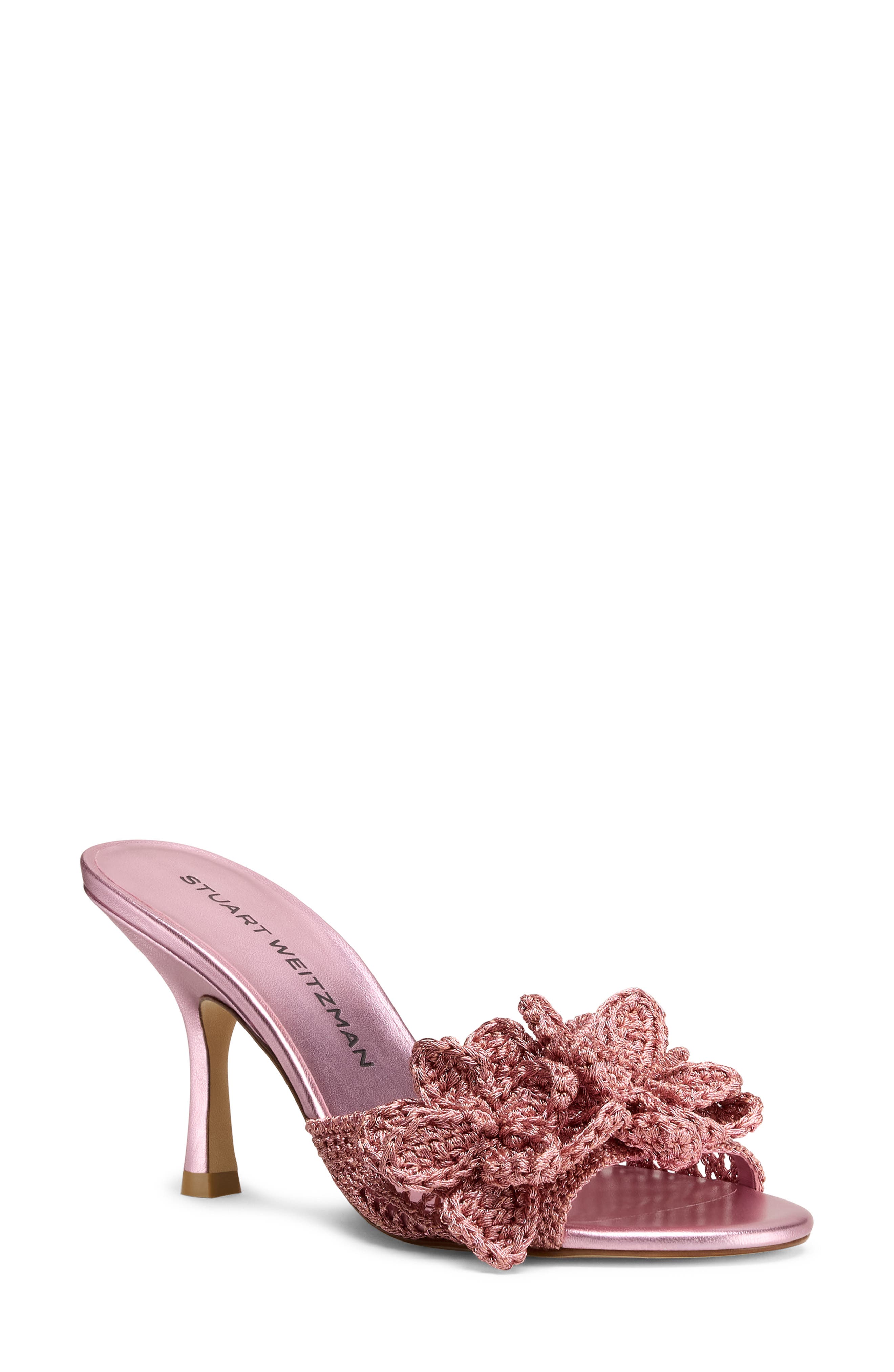 Stuart Weitzman Lotus Sandal, Main, color, Soft Rose