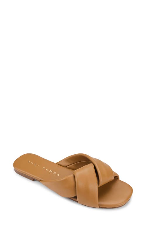 Yosi Samra Nancy Slide Sandal In Brown
