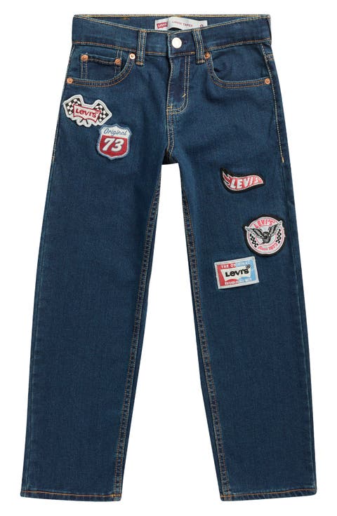 Kids' Loose Taper Patchwork Jeans (Rancher) (Big Kid)