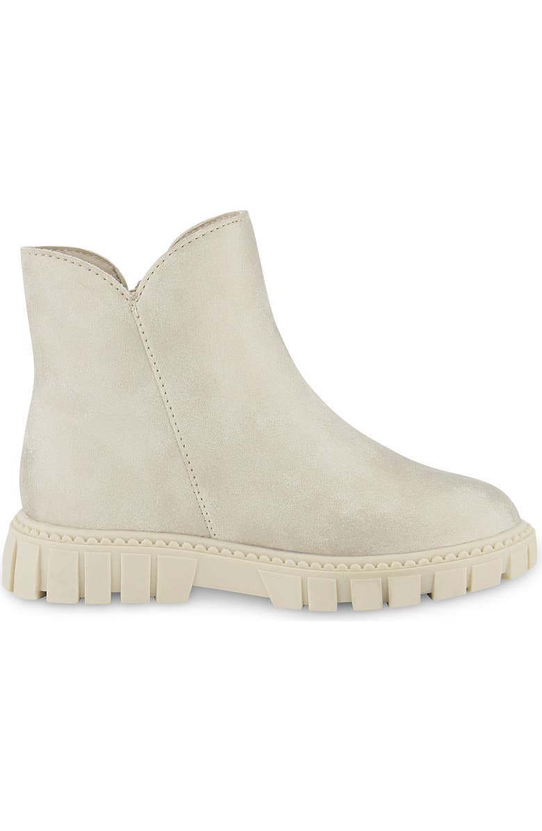 DKNY Kids' Carrie Justina Lug Boot, Alternate, color, Champagne