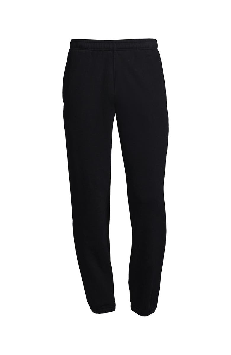 Lands' End Serious Sweats Sweatpants, Alternate, color, Black