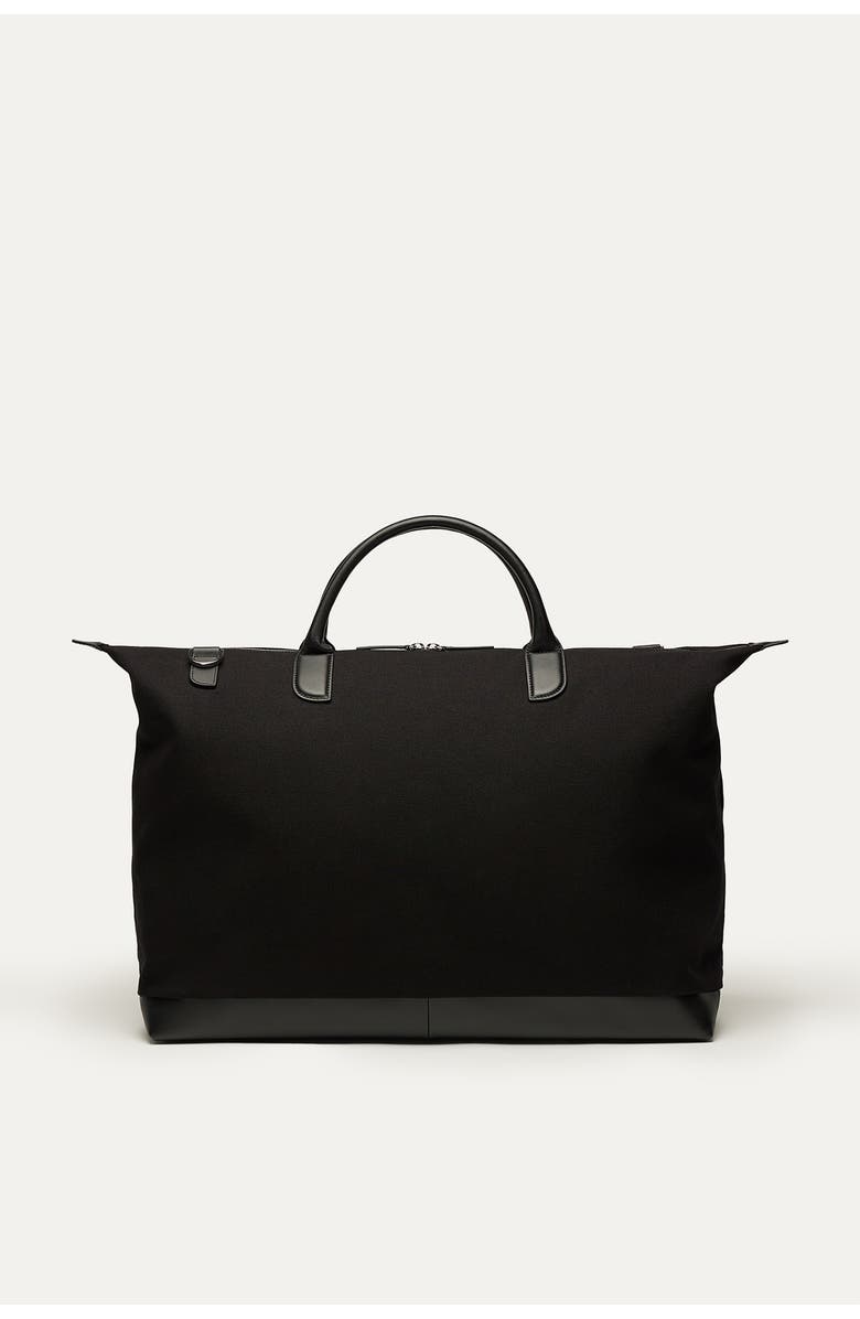 Want Les Essentiels Hartsfield Organic Cotton Canvas Weekender Bag, Alternate, color, Black