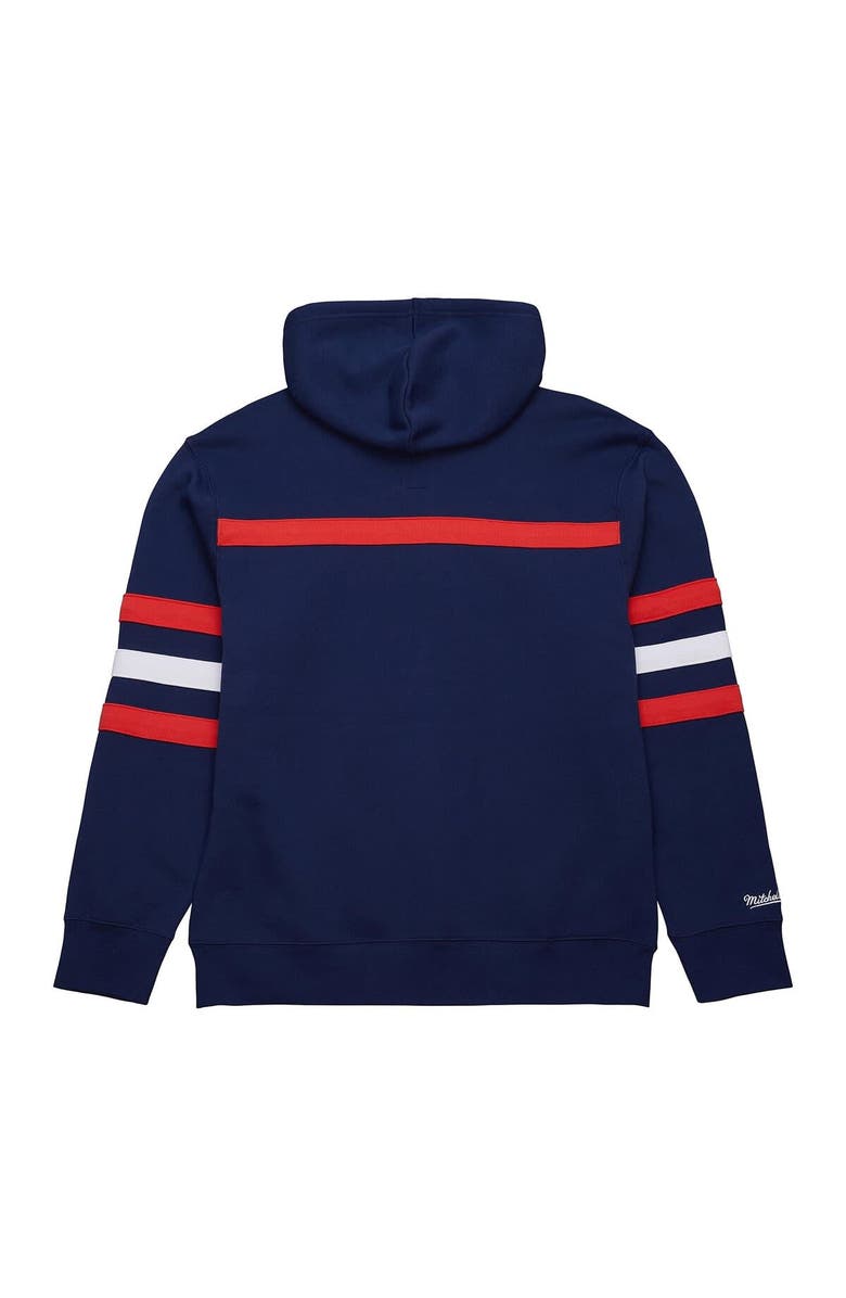 Mitchell & Ness Men's Mitchell & Ness Navy Washington Capitals Head Coach Slogan Pullover Hoodie, Alternate, color, Navy