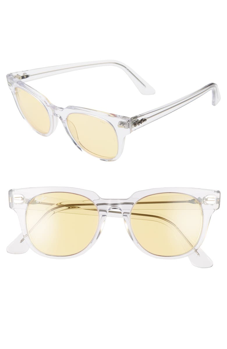 Ray-Ban Meteor Evolve Wayfarer 50mm Tinted Sunglasses, Main, color, 