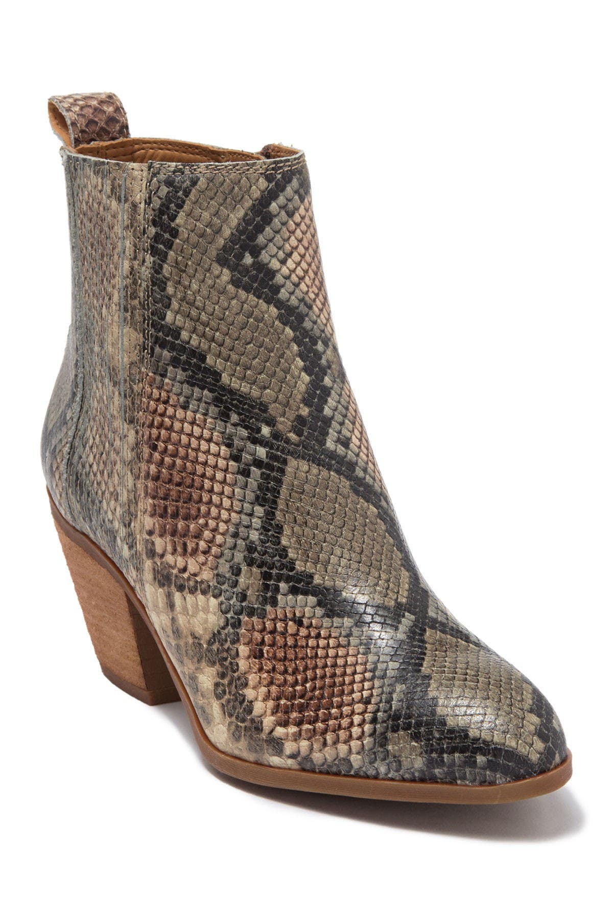 FRYE AND CO Jacy Chelsea Snake Embossed Boot, Alternate, color, 
