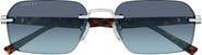 Gucci 55mm Gradient Rectangular Sunglasses