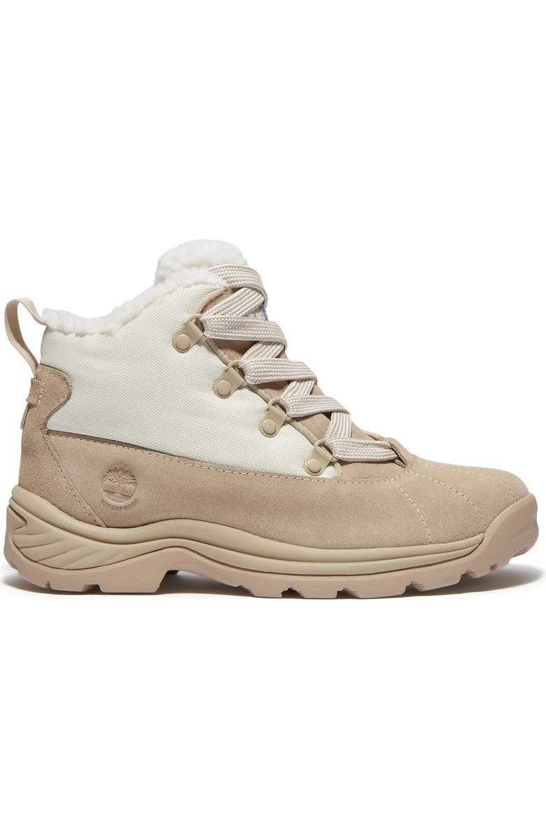 Timberland White Ledge Waterproof Mid Hiking Boot, Alternate, color, Light Beige Suede