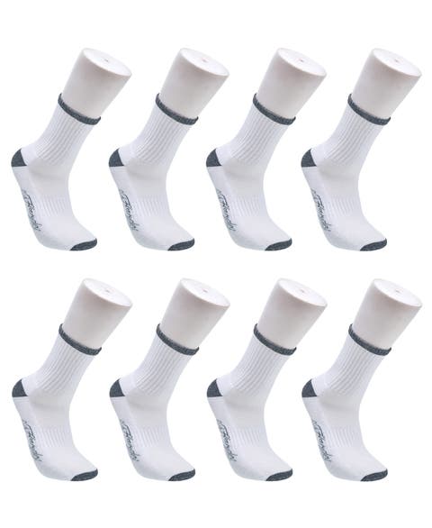 Basic Half Cushion Mid Crew Sock 8-Pack