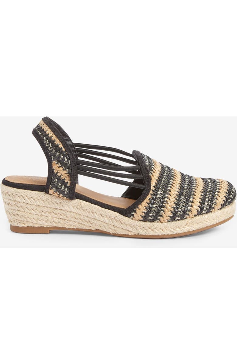 Comfortview The Clea Espadrille, Alternate, color, Black Natural