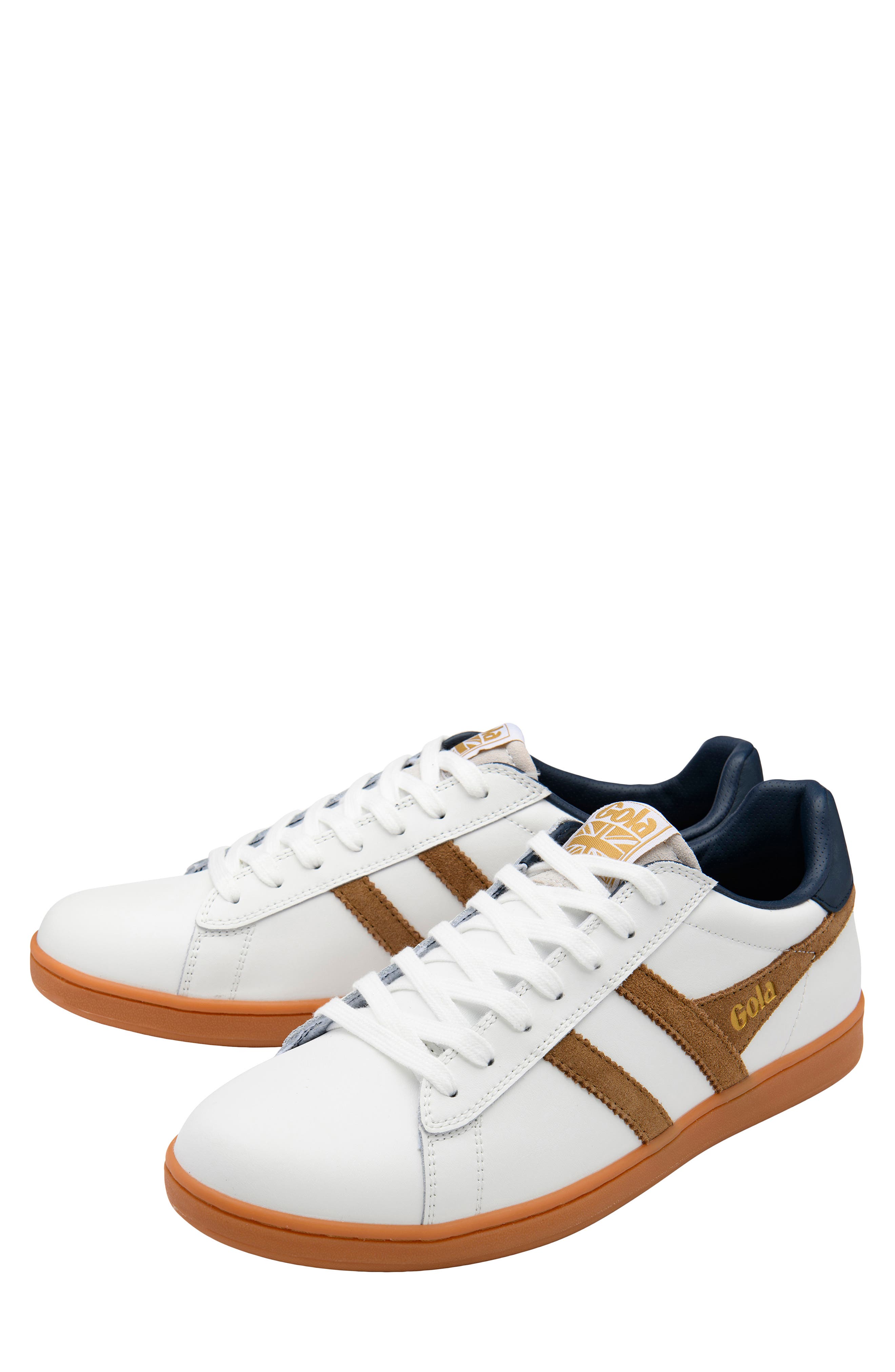 Gola Equipe II Sneaker, Alternate, color, White/ Tobacco/ Navy