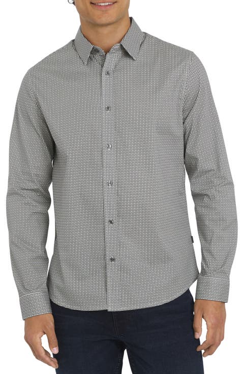 Jericho Stretch Cotton Button-Up Shirt