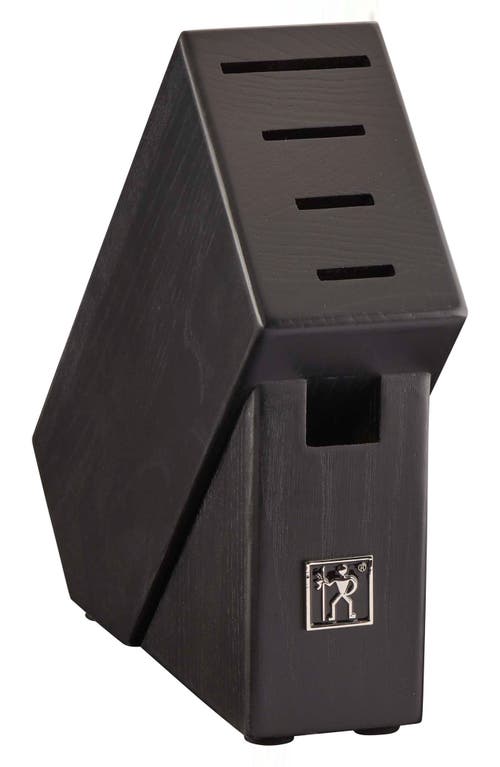 Henckels Cutlery Modernist 6-pc Knife Block Set In Silver