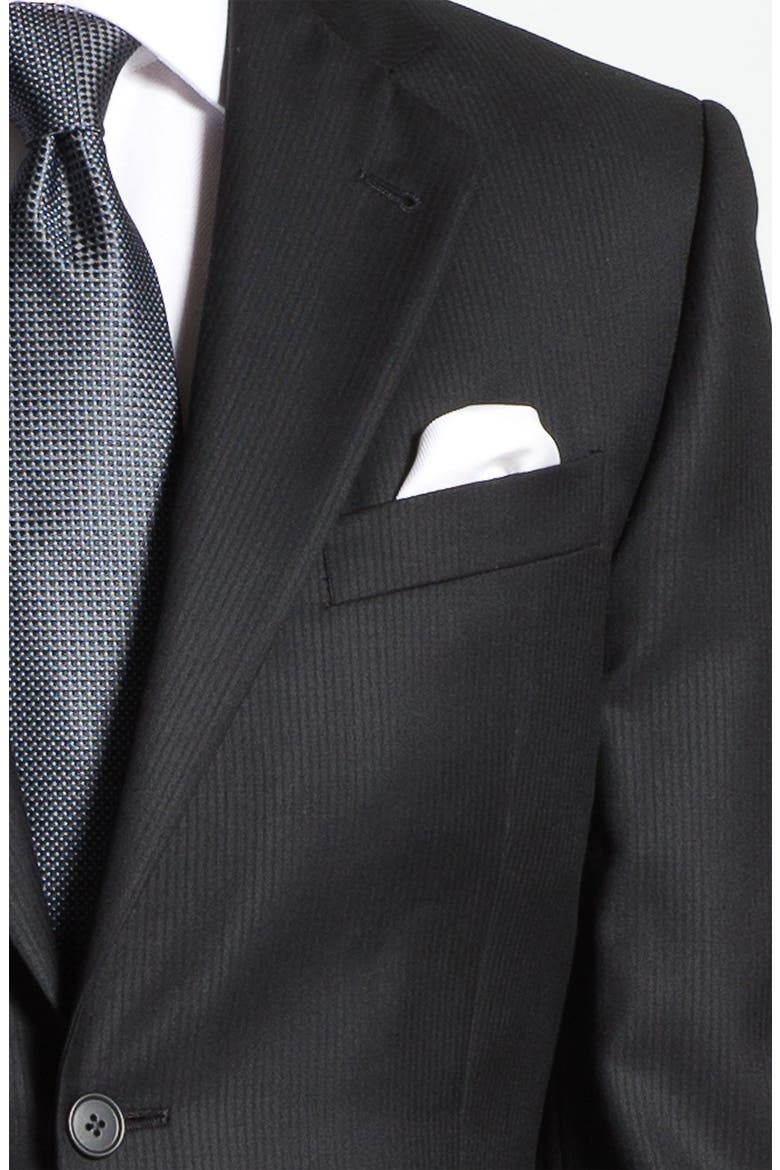 Black Wool Suit, Alternate, color, BLACK