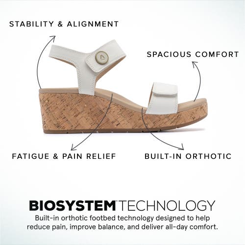 Shop Abeo Riviera Strap Sandal In White - Regular