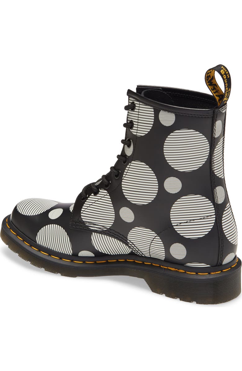 Dr. Martens 1460 Polka Dot Boot, Alternate, color,