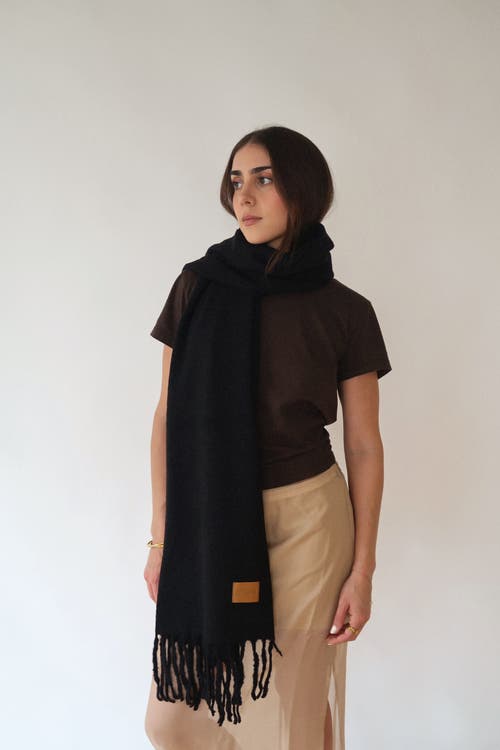 Joiana Jewelry Sweater Scarf In Black