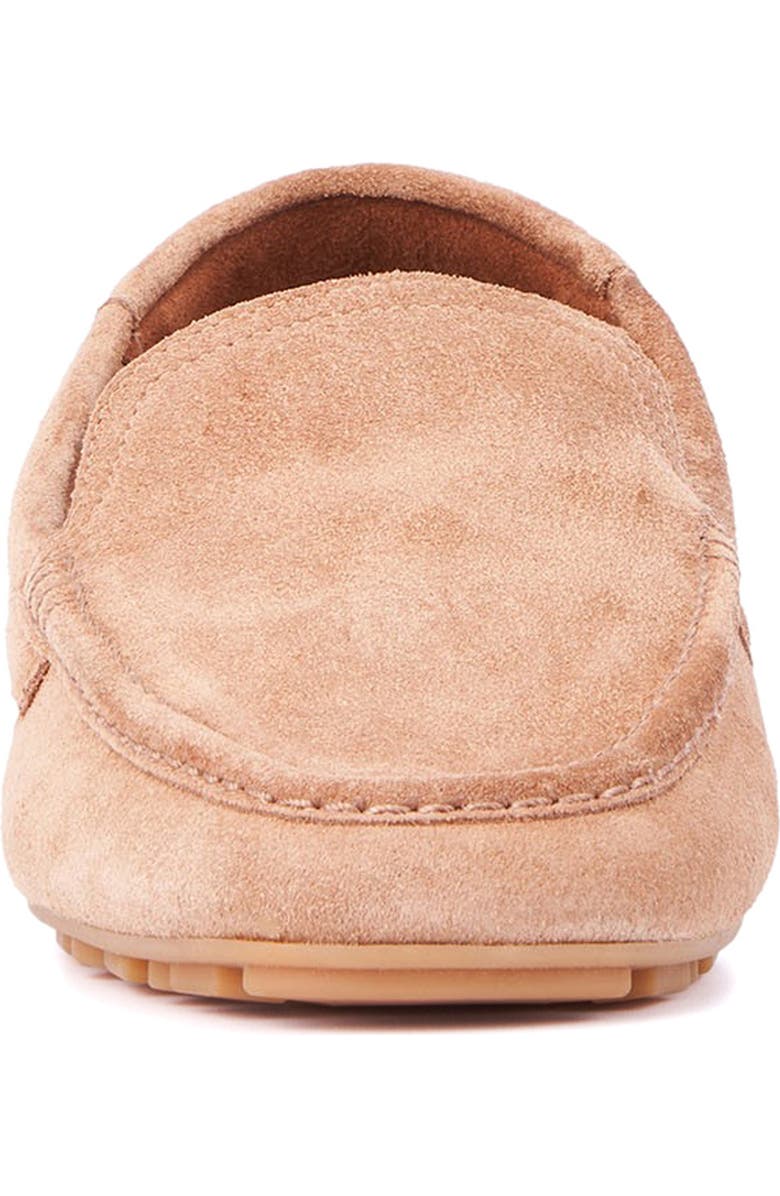Aquatalia Qaitlin Moc Toe Weatherproof Slip-On Shoe, Alternate, color, Whiskey