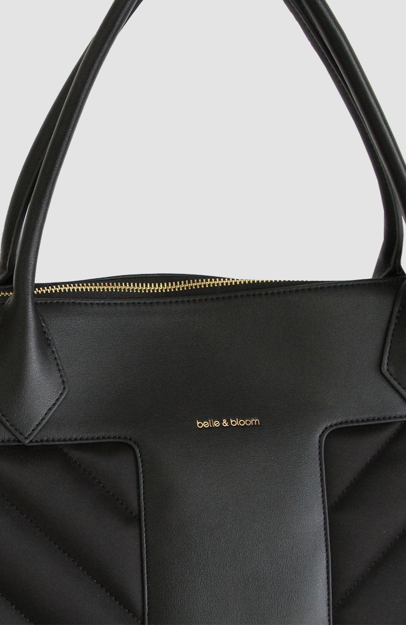 Belle & Bloom Meet Me in Paris Weekender Bag, Alternate, color, Black