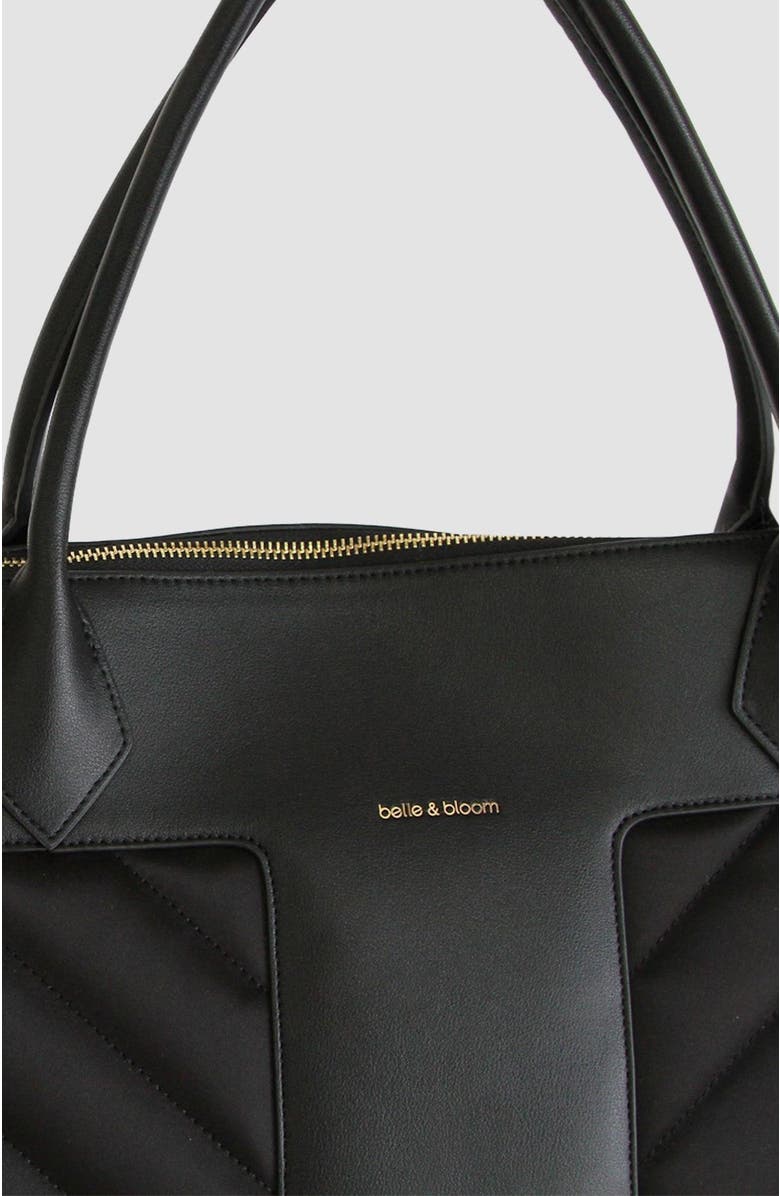 Belle & Bloom Meet Me in Paris Weekender Bag, Alternate, color, Black