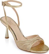 Jewel Badgley Mischka Nanette Braided Ankle Strap Sandal