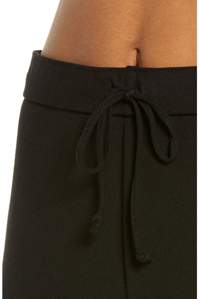 Soft Lounge Rib Sleep Set, Alternate, color, ONYX