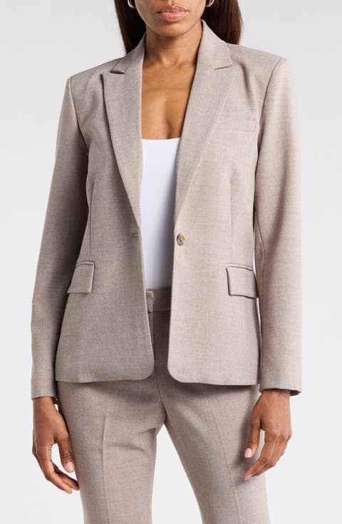 Oversize Heathered Blazer